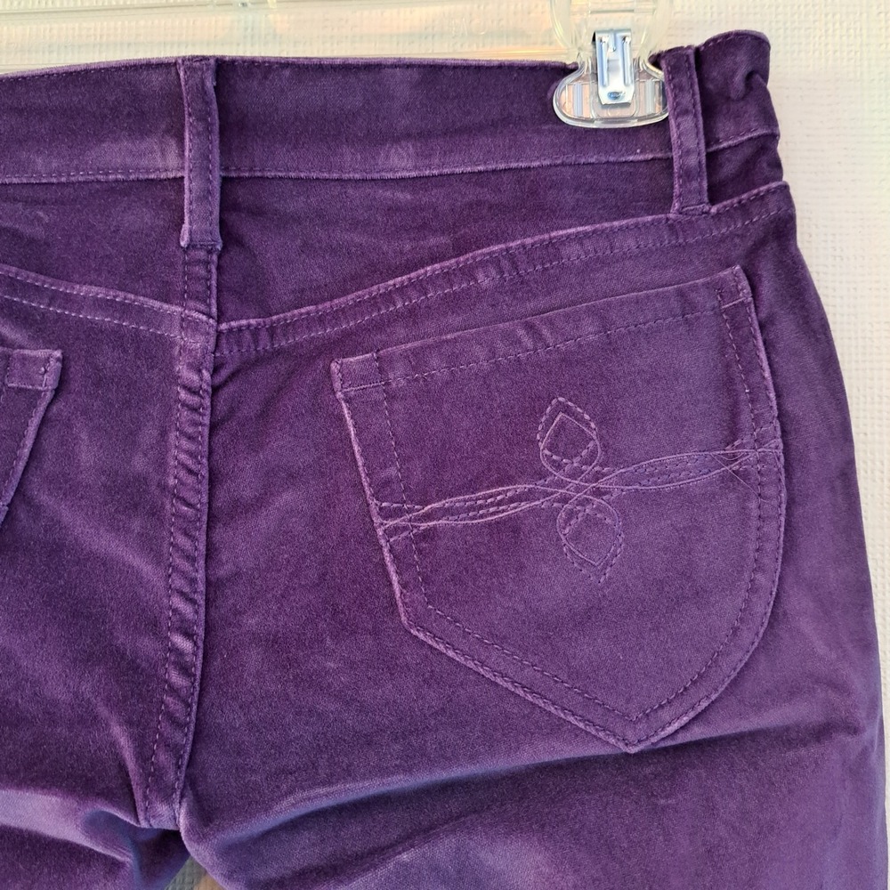 Jordache Purple Jelly Bean Velvet Women's 30/10 Sienna Skinny Pants NWT 1410-442 - Picture 11 of 11